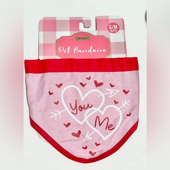 Peanuts Valentines pets Woof Dog Hoodie Sweatshirt,bandana & pet parent gift set - Picture 4 of 5